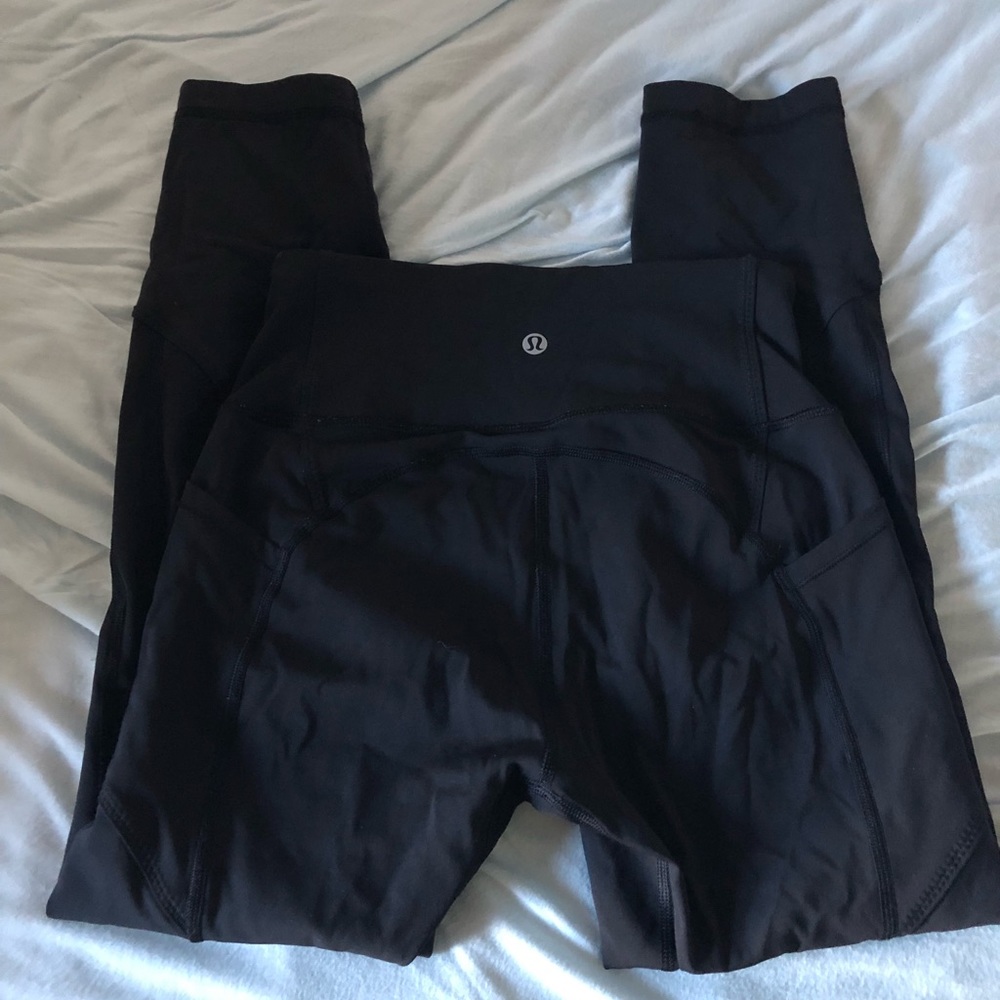 Black lululemon leggings 7/8
